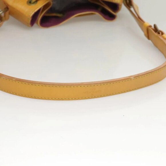 LOUIS VUITTON Epi Petit Noe Shoulder Bag Yellow M44109 LV Auth 117939 - Picture 8 of 15
